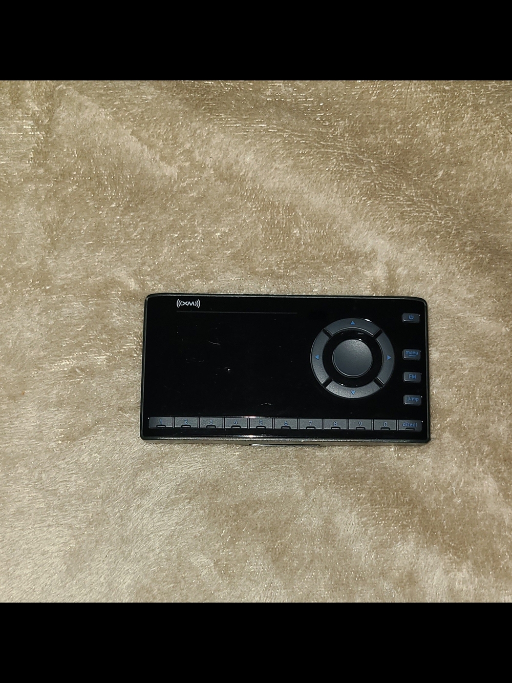 Sirius XM Onyx XDNX1 Black Portable Satellite Receiver Only -No Cord -Untested